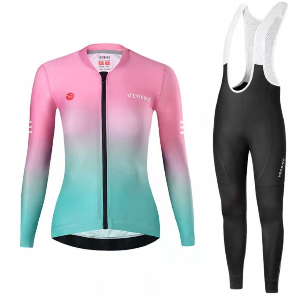 Women’s long sleeve sports suit autumn breathable jacket 20D overalls running mountain biking outfit 