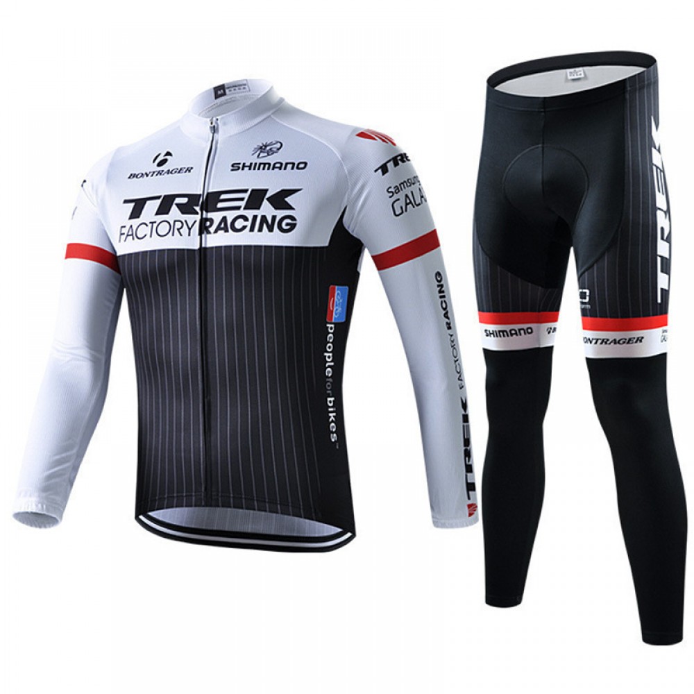 Black-and-white striped long-sleeved cycling suit cycling team version of Men’s and women’s Spring and Autumn Sun Protection cycling suit 