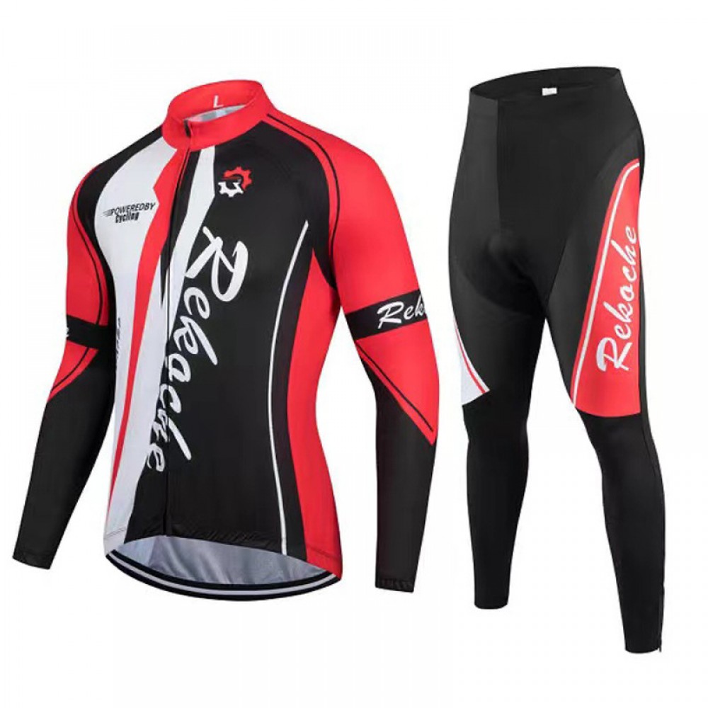 Spring, summer and autumn long-sleeve Cycling Suit Men’s and women’s mountain bike uniform breathable fast dry thin 