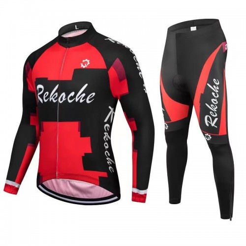 Spring, summer and autumn long-sleeve Cycling Suit Men’s and women’s mountain bike uniform breathable fast dry thin