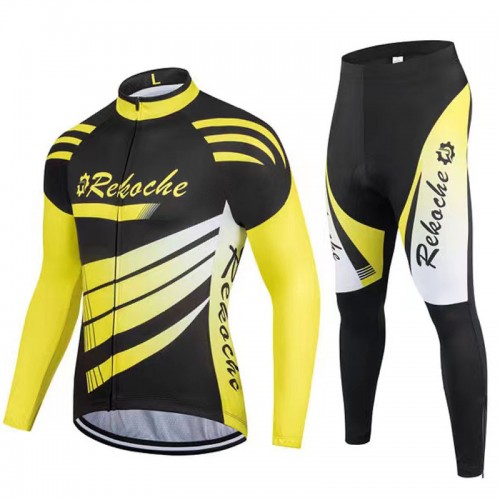 Spring, summer and autumn long-sleeve Cycling Suit Men’s and women’s mountain bike uniform breathable fast dry thin