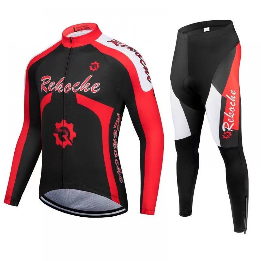 Spring, summer and autumn long-sleeve Cycling Suit Men’s and women’s mountain bike uniform breathable fast dry thin 