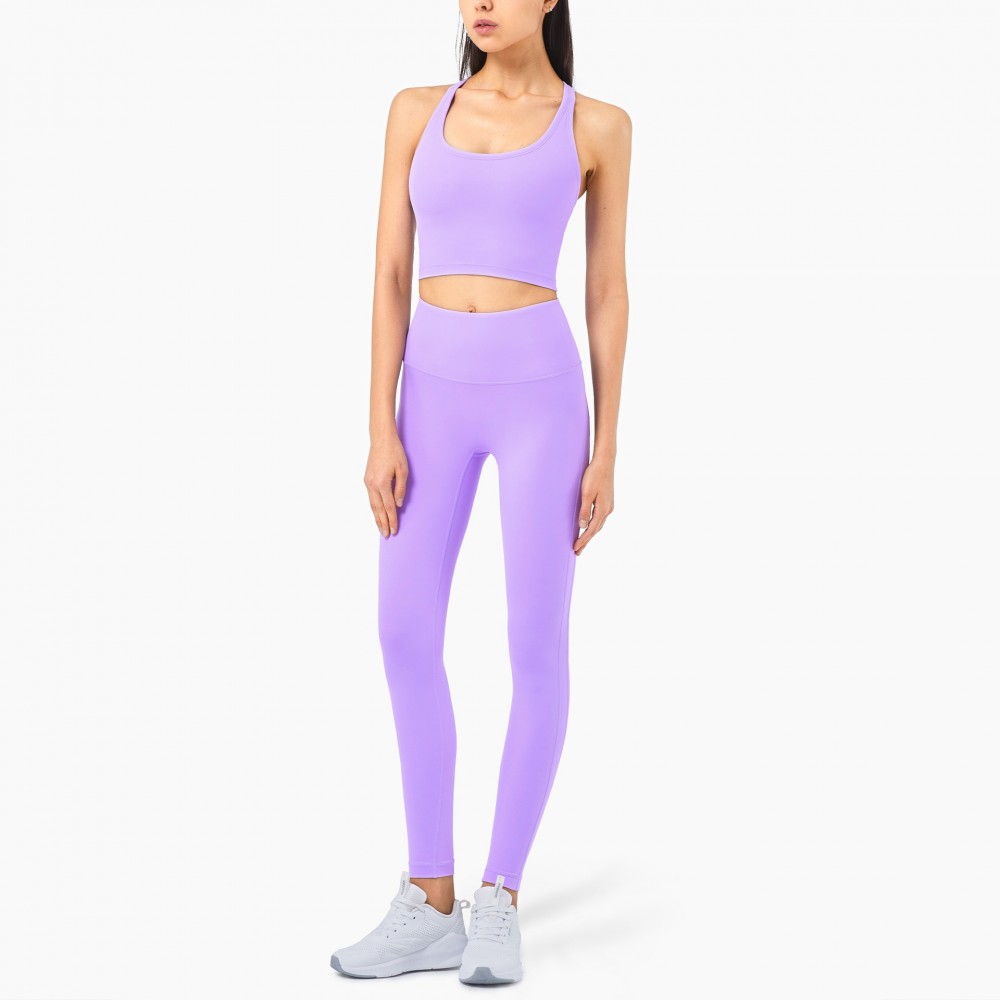 New Sports Suit shock-proof gathering Bra Quick Yoga suit running fitness pants two-piece set of women 