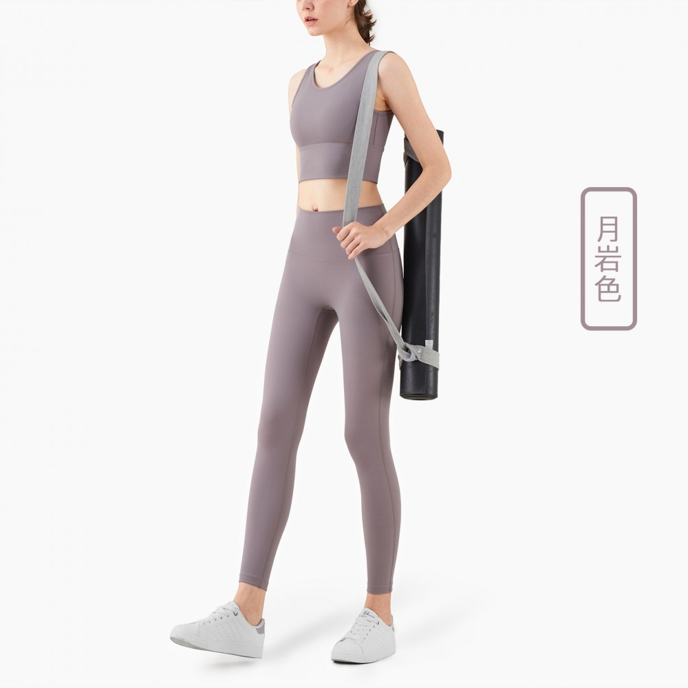 The New Lulu Yoga suit sports suit shock-proof underwear running wear speed dry hip-raising pants fitness wear women 