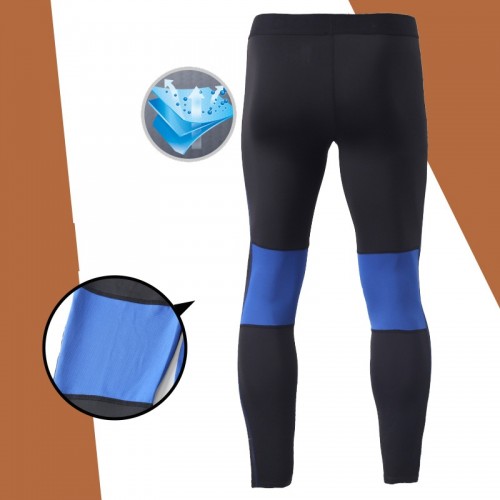 Men’s fitness suit, long-sleeved tights, running basketball training quick-dry breathable sports suit men’s fall and winter