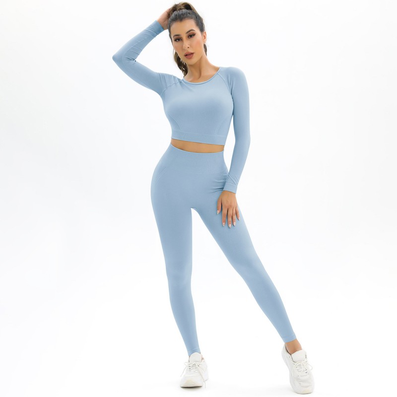  SEAMLESS WATER WASH PEACH BUTT LIFT YOGA set exercise fitness set sexy yoga  set top+legging