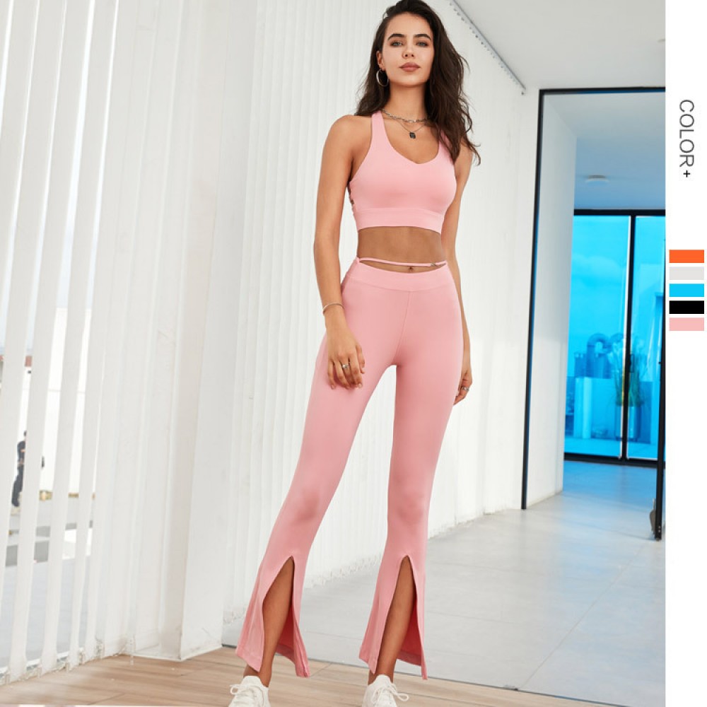  SEAMLESS  yoga bra+legging set 