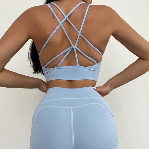  SEAMLESS  yoga bra+legging set