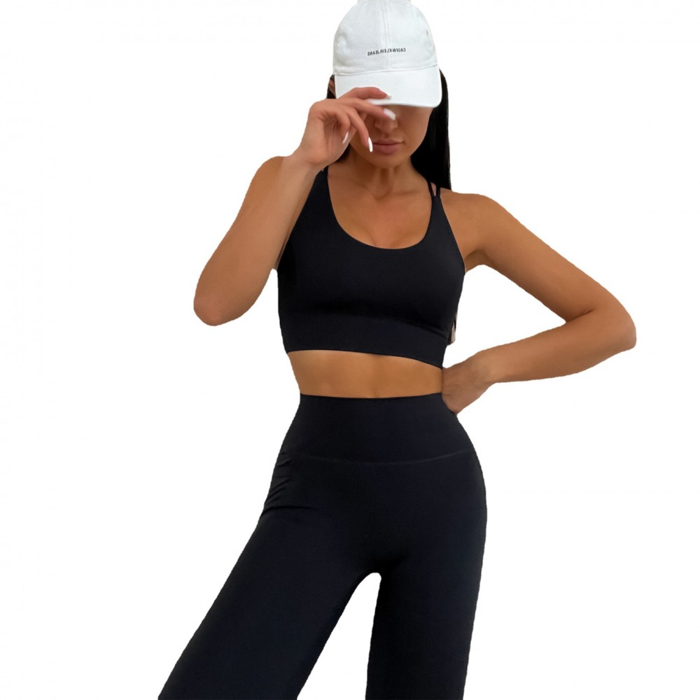  SEAMLESS  yoga bra+legging set 