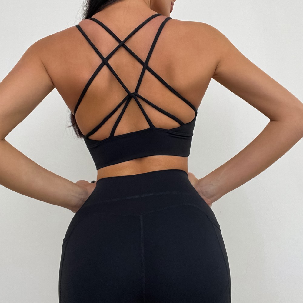  SEAMLESS  yoga bra+legging set 