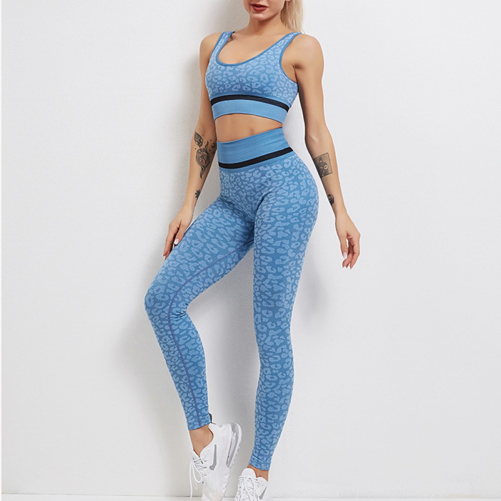  SEAMLESS  yoga bra+legging set 