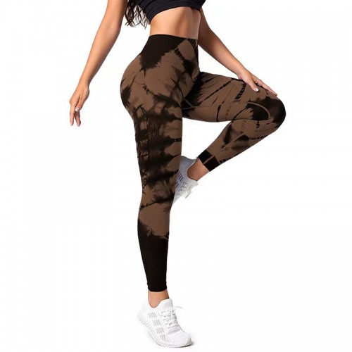 100 colour  SEAMLESS  tie dye yoga legging