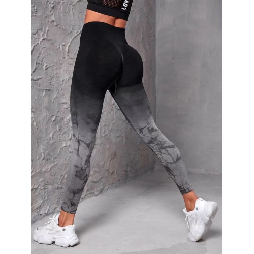 100 colour  SEAMLESS  tie dye yoga legging