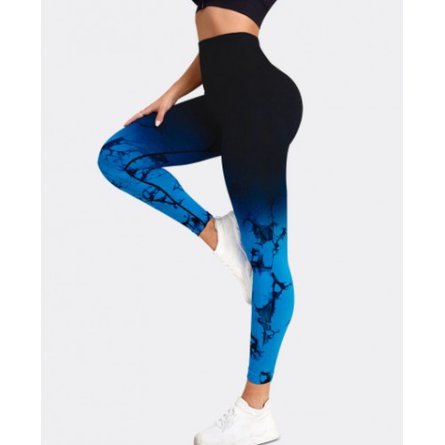 100 colour  SEAMLESS  tie dye yoga legging