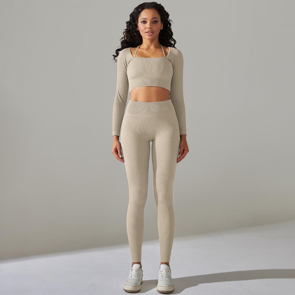 yoga set legging+long shirt 